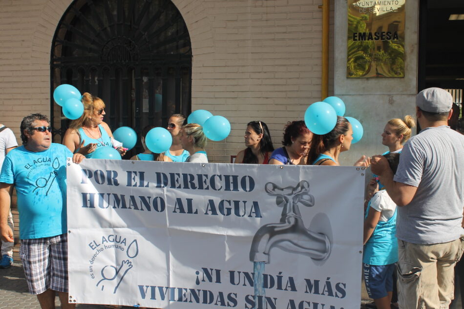 Participa vigilará que no se vuelva a producir ni un corte más de agua en una vivienda de Sevilla