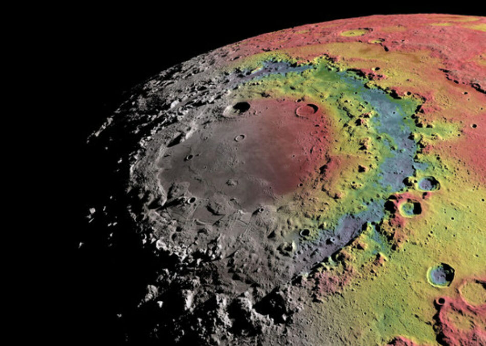 Así se formaron los anillos de un cráter de la Luna