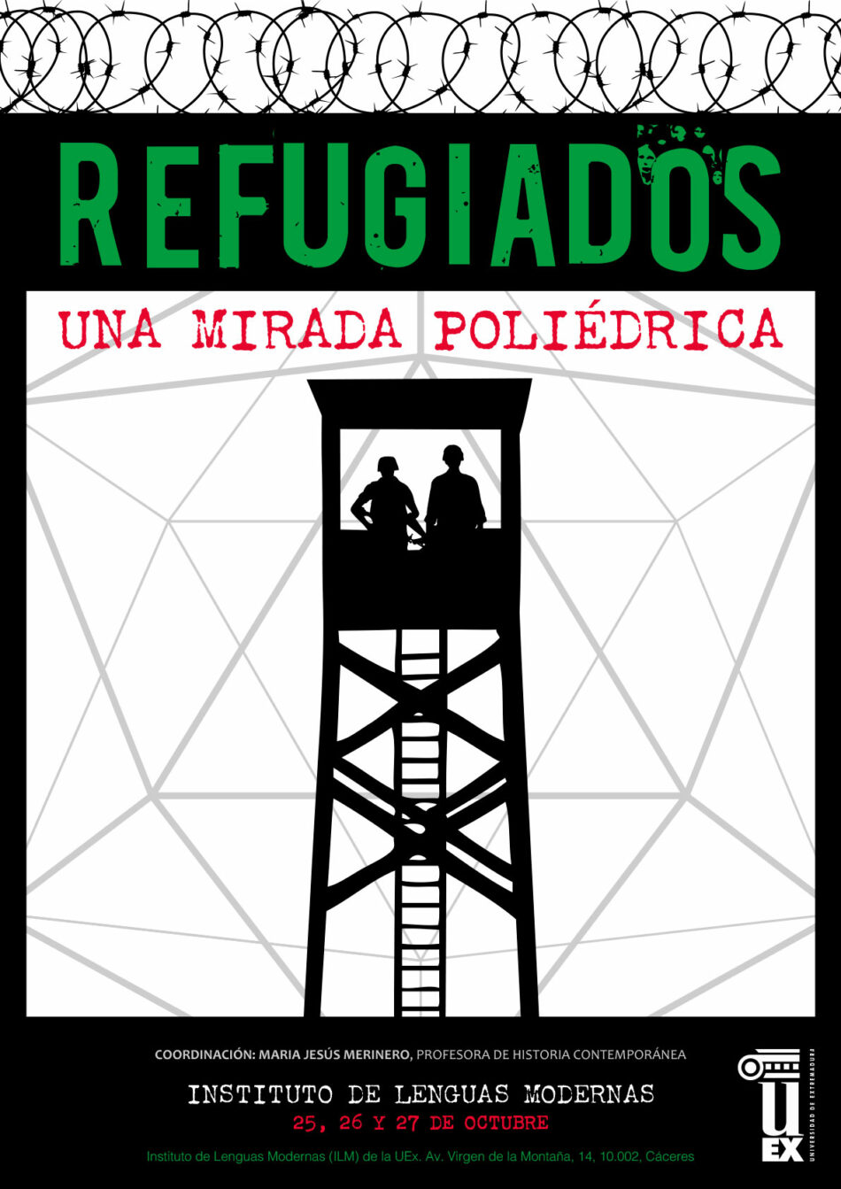 Jornadas «Refugiados: una mirada poliédrica» se celebrarán en el Instituto de Lenguas Modernas de la UNEx