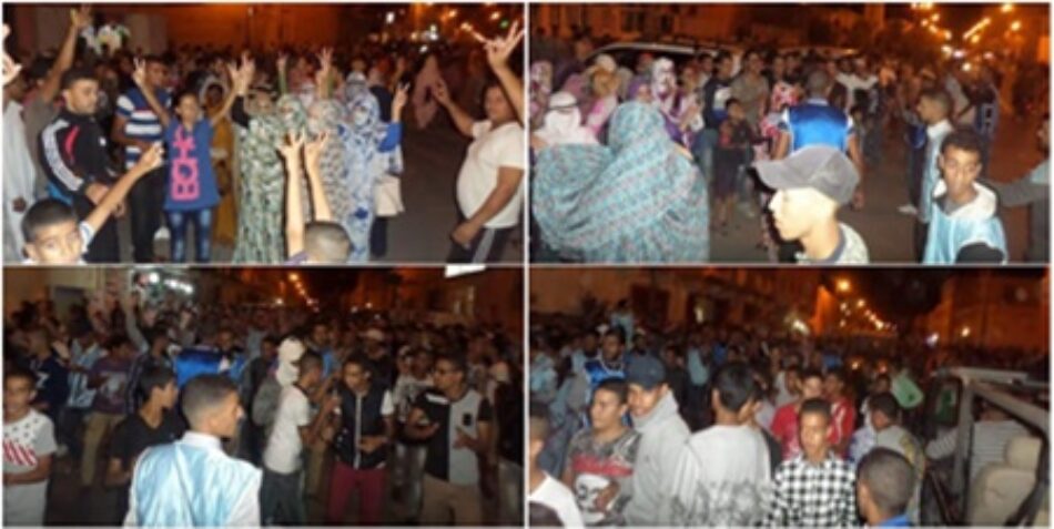 Multitudinarias manifestaciones de población saharaui en Smara y El Aaiun contra las legislativas de Marruecos