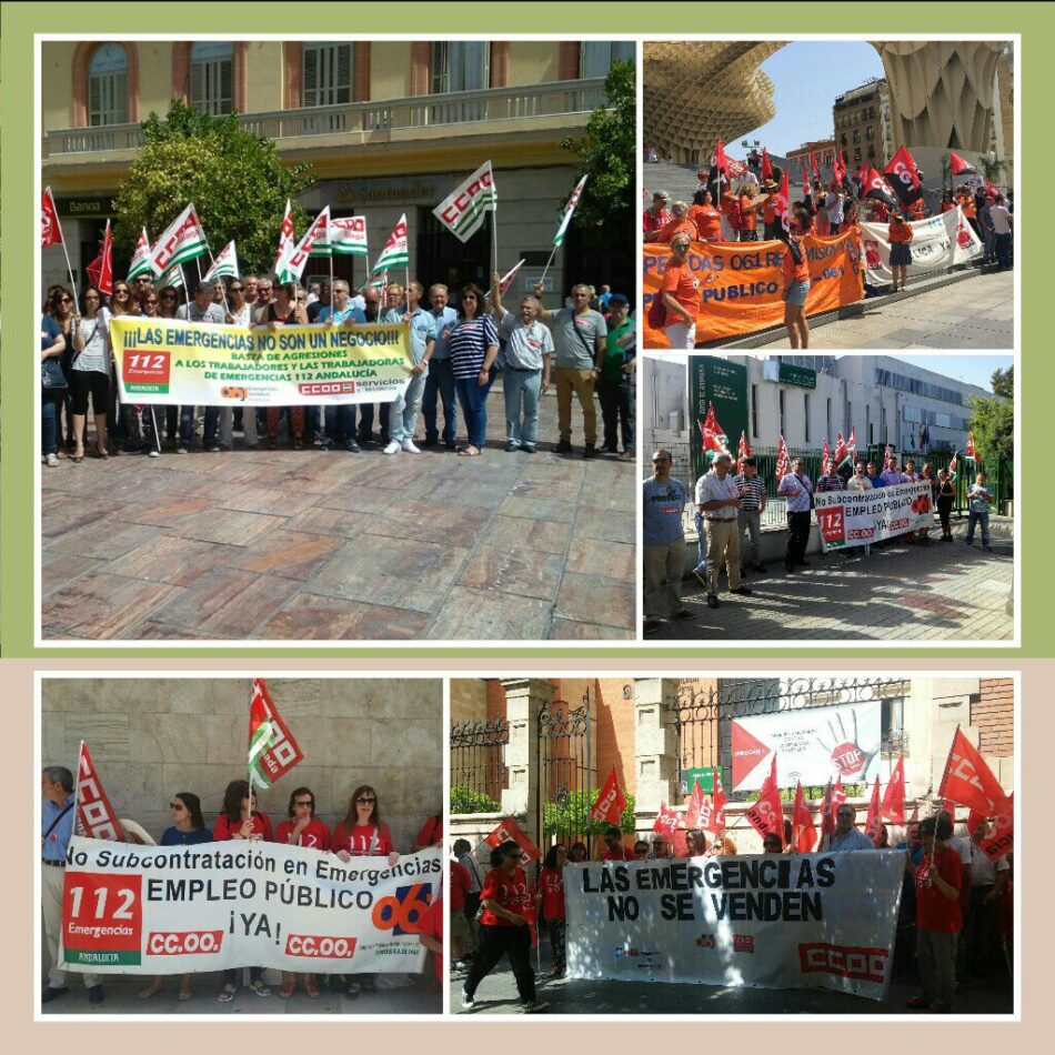 20 octubre: Nueva jornada de huelga en Emergencias Andalucía, 112, 061 y Salud Responde