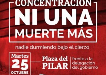 Concentración Sin Techo en Zaragoza: «ni una muerte más en nuestras calles»