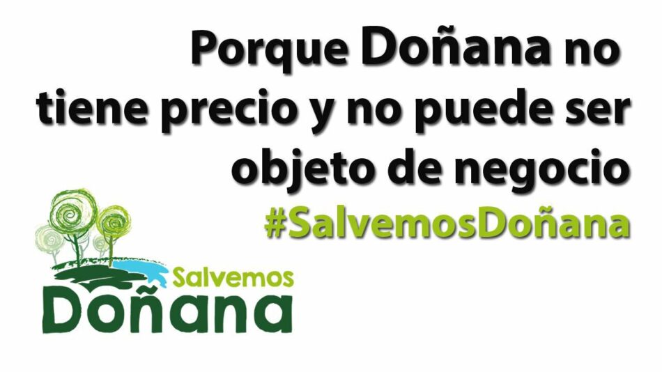 EQUO hace un llamamiento a los distintos colectivos para que se sumen a la Plataforma Salvemos Doñana