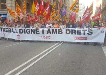 Piden la derogación de la reforma laboral en Barcelona