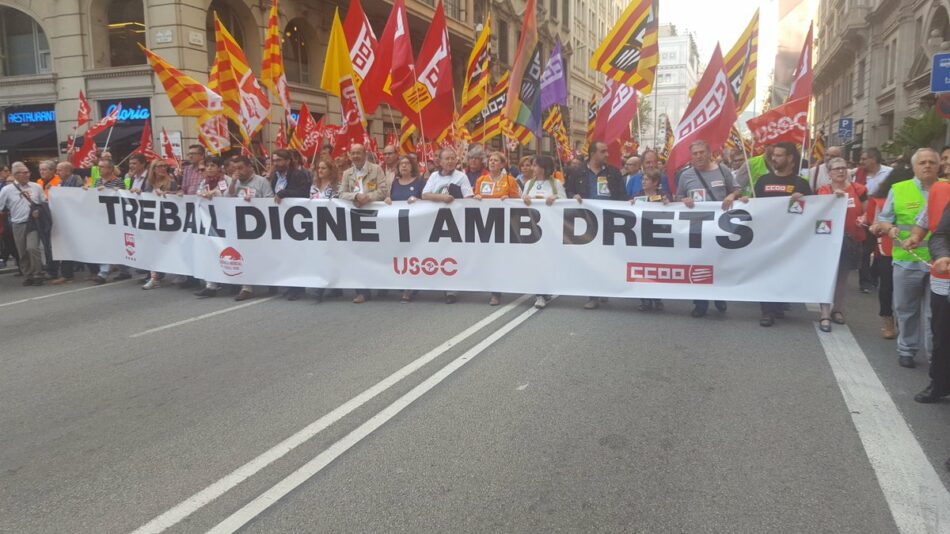 Piden la derogación de la reforma laboral en Barcelona