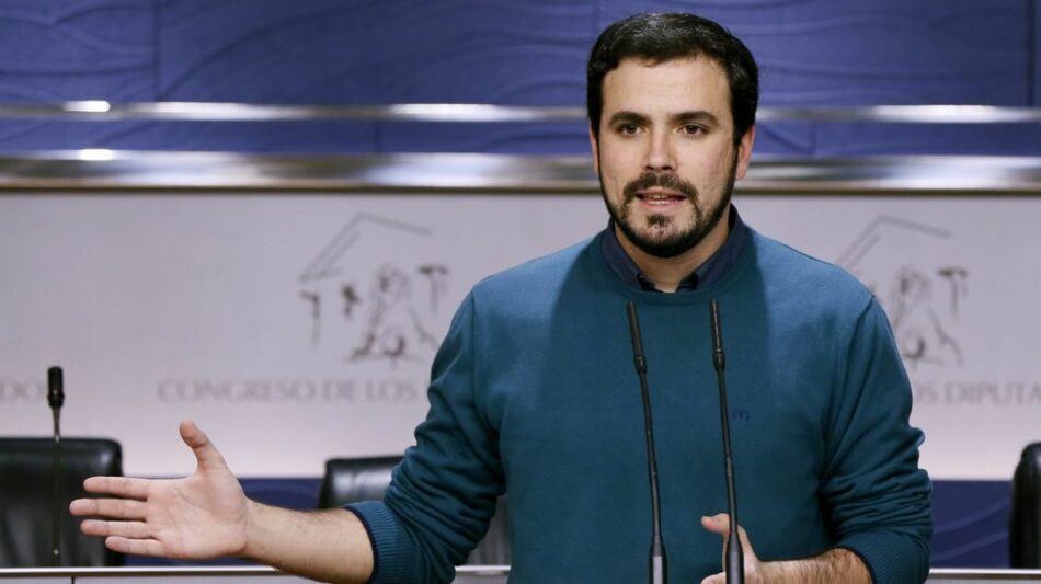 Alberto Garzón: «Era y es una lucha de poder, burocrática, no ideológica. El proyecto político de Sánchez y Susana es el mismo.»