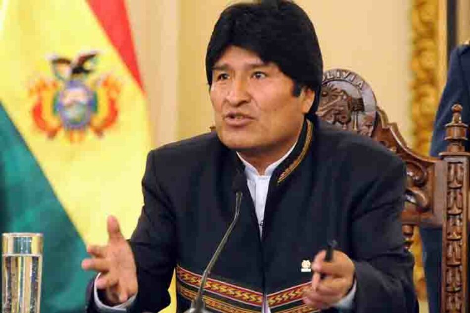 Presidente Morales condena amenaza de golpe de Estado en Venezuela