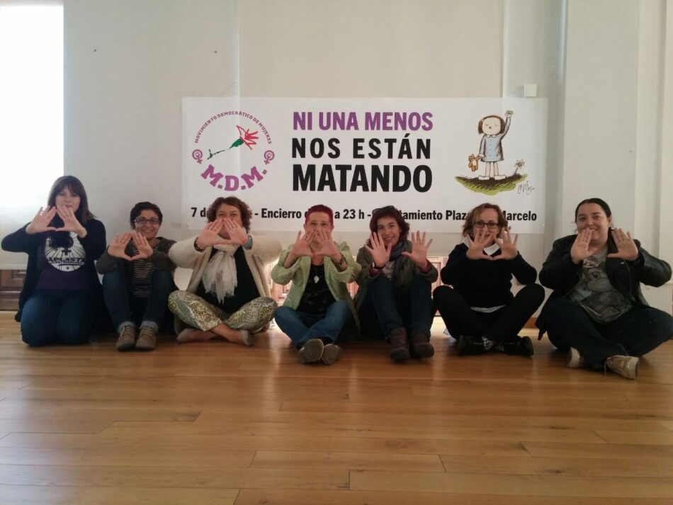 7º encierro del MDM contra las violencias machistas en los Ayuntamientos