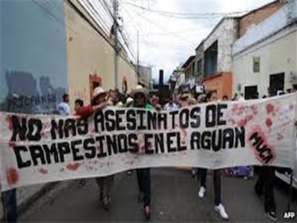 Asesinan al presidente del Movimiento Unificado Campesino del Aguán (Honduras)