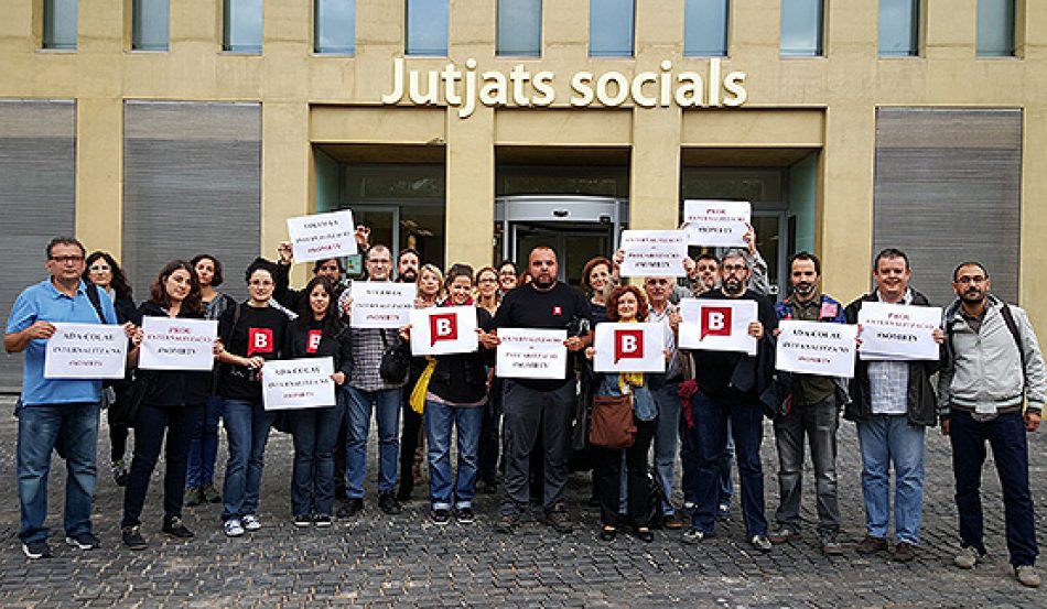 Una sentència reconeix la cessió il·legal de treballadors de Lavínia a BTV