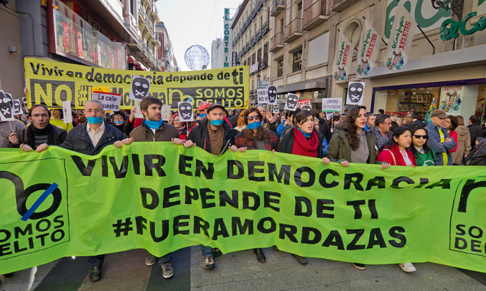 La Ley Mordaza sanciona a No Somos Delito