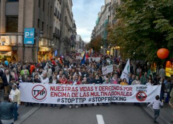 Trasladan su “absoluto respaldo” y su “total implicación” con las movilizaciones del 15 de octubre contra el TTIP y el CETA