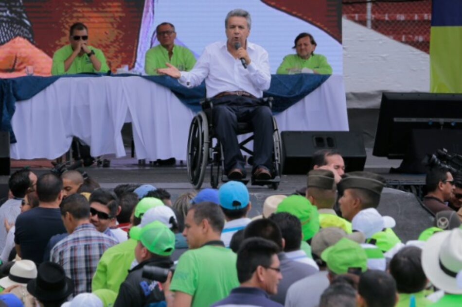 La Alianza País de Rafael Correa oficializa a Lenín Moreno como candidato a la presidencia de Ecuador