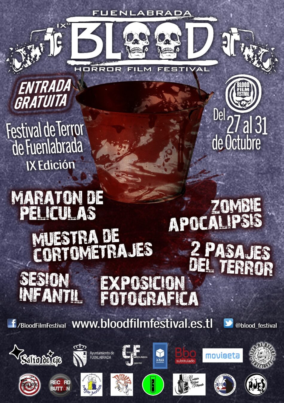 Fuenlabrada acoge la IX edición del mayor festival de cine de terror de toda la zona sur de Madrid, el ‘Blood Film Festival’