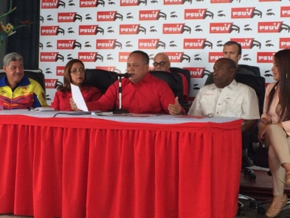 PSUV revela plan violento de la derecha para derrocar a Maduro