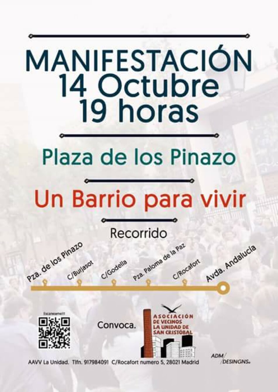 El vecindario de San Cristóbal de los Ángeles (Madrid) sale a la calle para reclamar un “barrio digno”