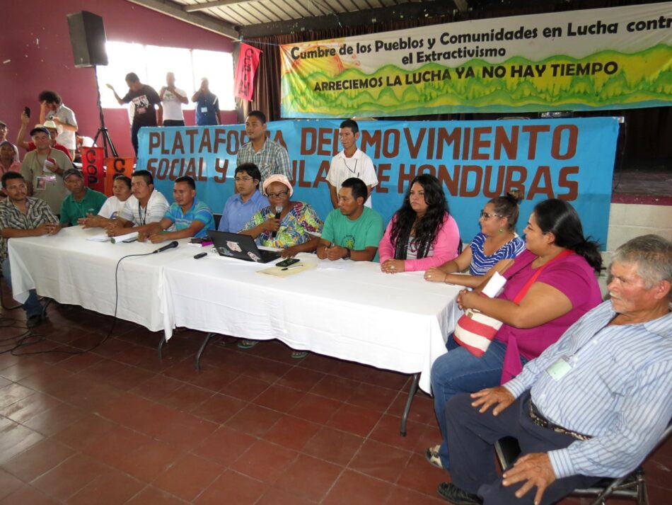 Honduras Cumbre del movimiento social y popular hondureño contra el extractivismo superó todas las expectativas