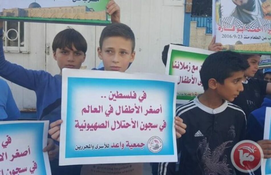 Palestina: Niños y niñas de Gaza faltaron a clase, en protesta por la condena a 12 años de prisión al estudiante Ahmad Manasra, de 14 años