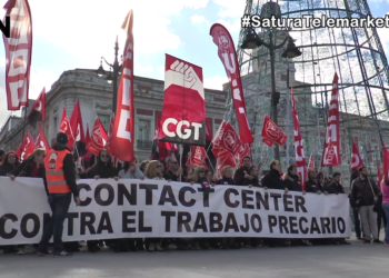 Los sindicatos califican de «éxito rotundo» la huelga de Contact Center