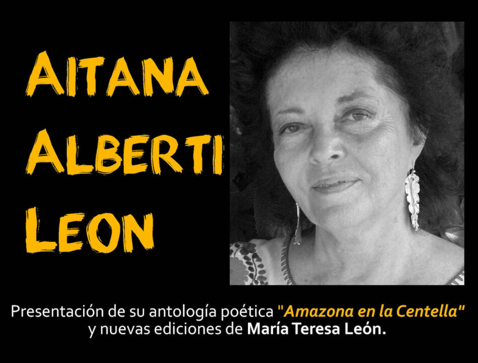 Aitana Alberti llega a España para reivindicar la figura literaria de María Teresa León