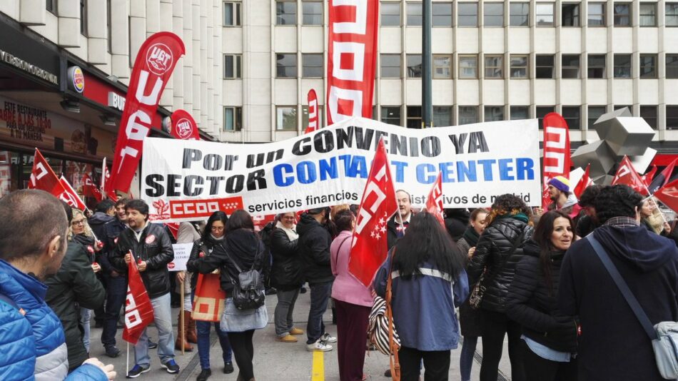 La huelga de Telemarketing logra saturar las líneas de atención al cliente de Telefónica, Vodafone y Banco Santander