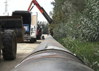 Las máquinas de Gas Natural están trabajando en Doñana en este momento porque la Junta de Andalucía así lo ha permitido