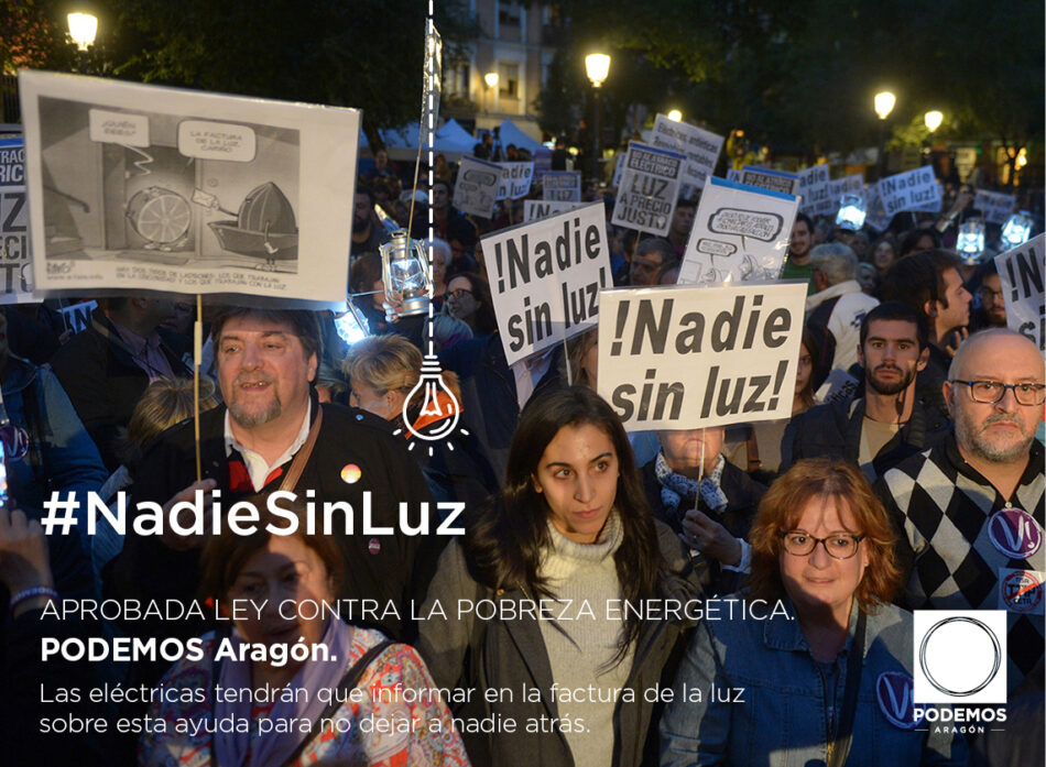 Las Cortes de Aragón aprueban este jueves la Ley de medidas contra la pobreza energética