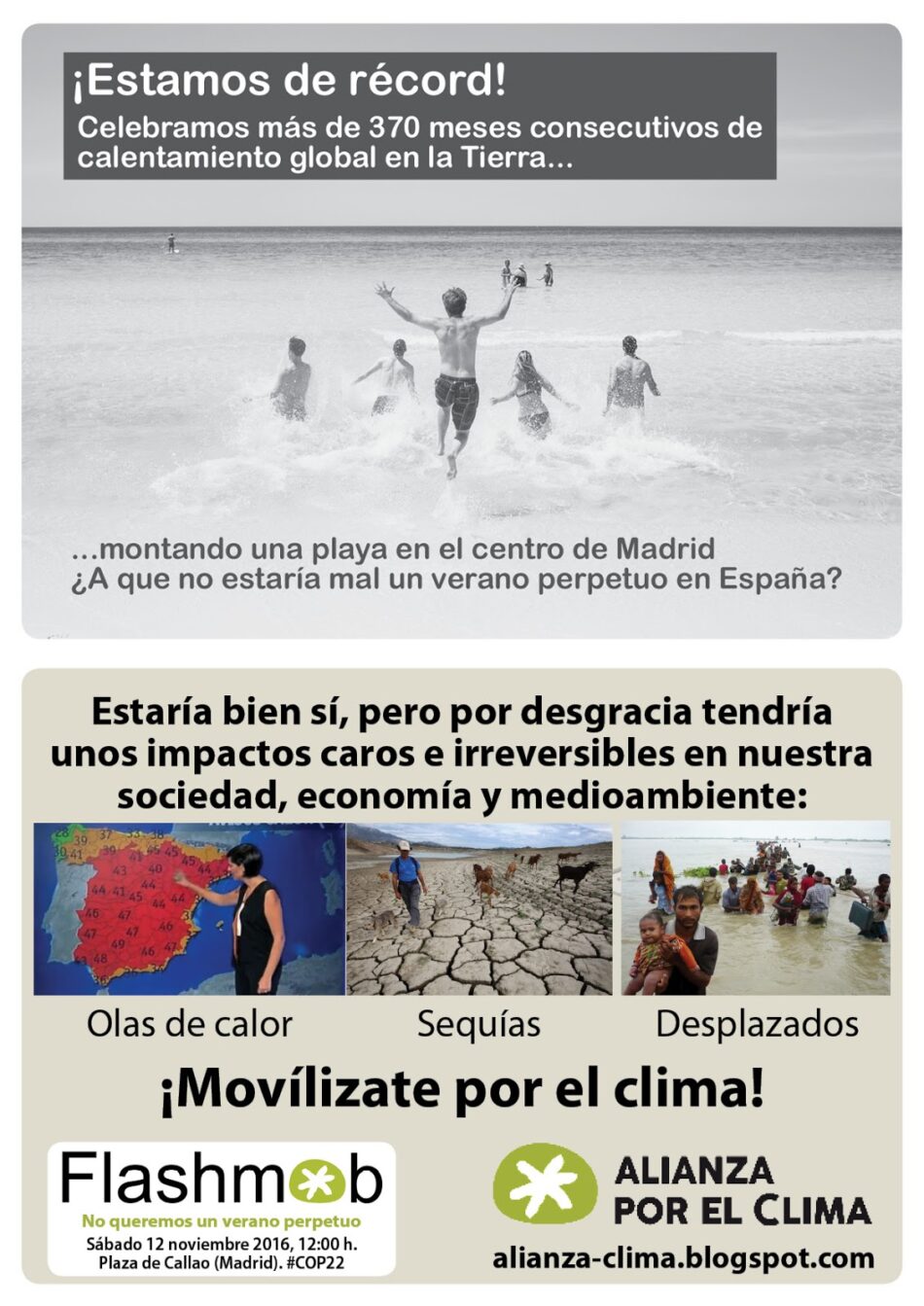 Alianza por el Clima llama a la acción: «No queremos un verano perpetuo»