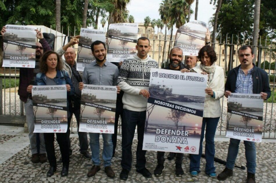 El PCA presenta ‘Defender Doñana’, su campaña frente al proyecto gasístico de Gas Natural