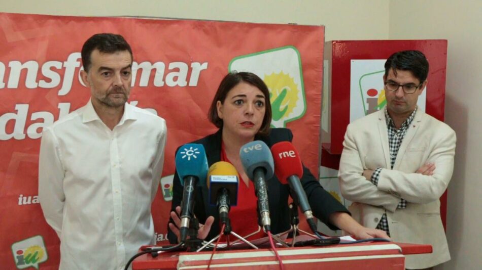 IU Andalucía critica que la propuesta de Presupuestos solo hable de grandes cifras y no de los problemas sociales