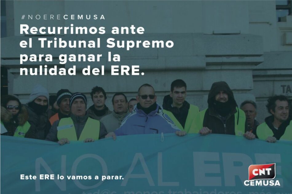 Los trabajadores de CEMUSA recurren al Tribunal Supremo