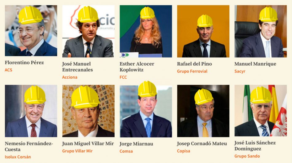 10 constructoras están presentes en 7 de cada 10 euros adjudicados en el BOE desde 2009 en contratos de obra pública