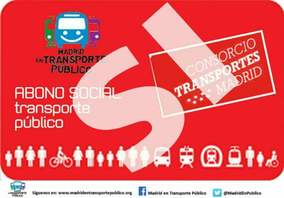 El Abono Social de Transportes ya tiene una primera propuesta