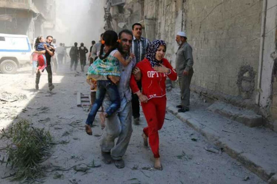 Terroristas reprimen y amenazan a civiles en ciudad siria de Alepo