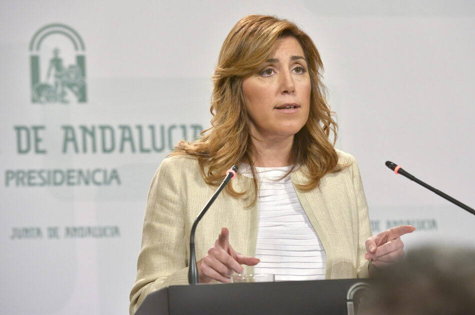 IU se pregunta si el viaje de Susana Díaz a Bruselas lo hace “en nombre de los andaluces, o en nombre del PSOE”