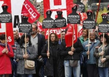 CCOO denuncia que continúa el incremento de la siniestralidad laboral