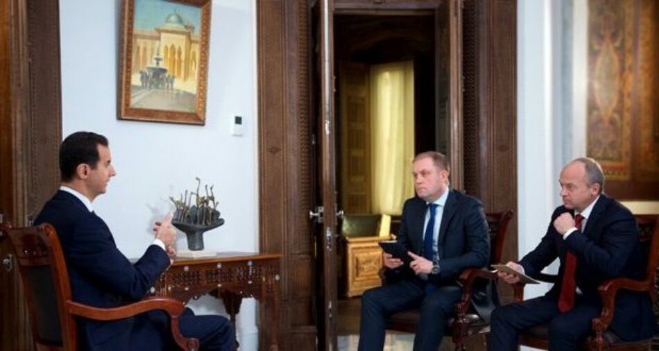 Entrevista del presidente Al-Assad: “No habrá pausa ni tregua en nuestro avance contra los terroristas”