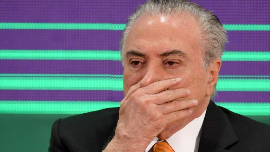 Piden en Brasil renuncia de Temer para tener elecciones directas