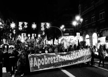 Manifestación para denunciar que a pobreza enerxética mata