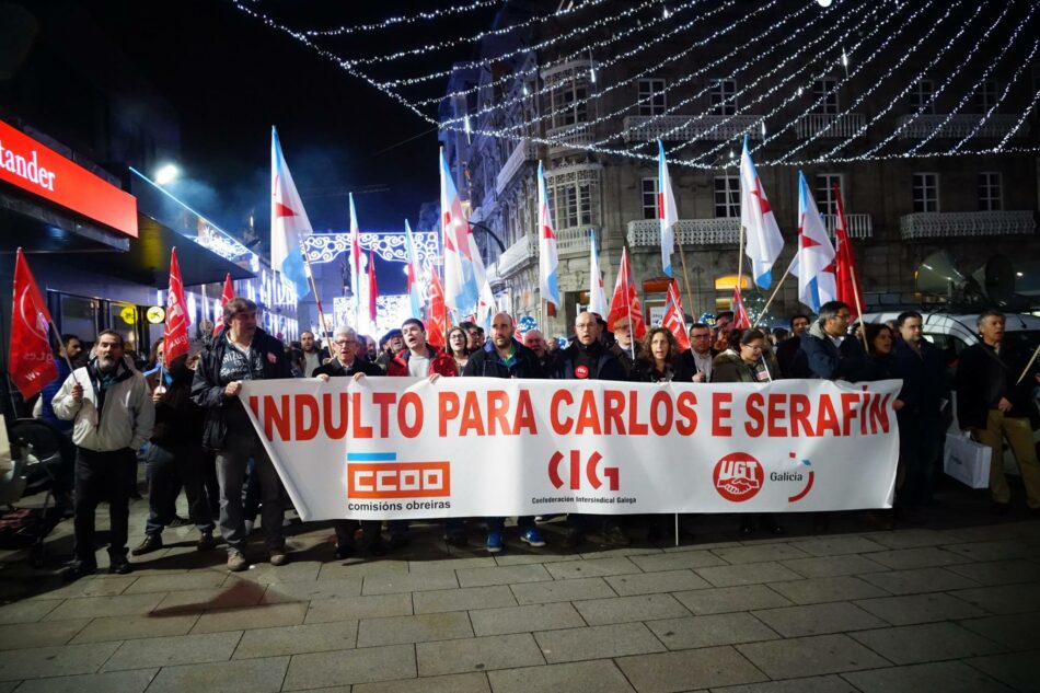 Carlos e Serafín, no nadal, voltan a pedir o indulto