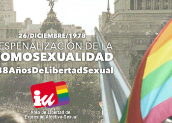 Comunicado por el 38º aniversario de la despenalización de la homosexualidad en el estado español