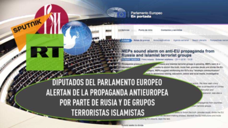 Confusa y peligrosa resolución del Parlamento Europeo contra los medios rusos