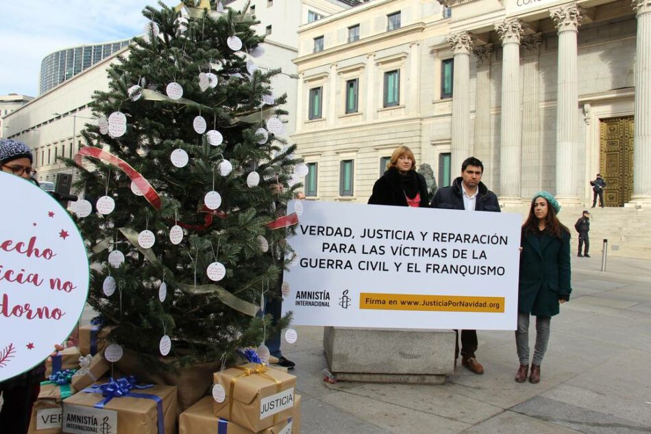 Amnistía Internacional pide en el Congreso verdad, justicia y reparación para las víctimas de la Guerra Civil y el franquismo