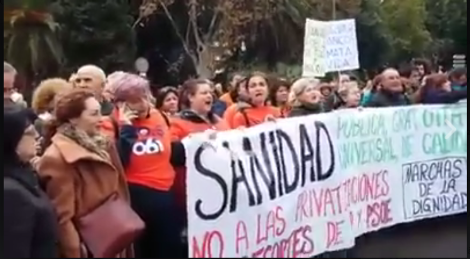 CGT llama a participar en la Marcha por la Sanidad Limpia en Málaga para el 22