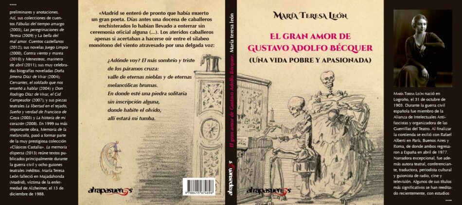 Aitana Alberti León presenta en Sevilla la novela inédita sobre Gustavo Adolfo Bécquer de María Teresa León