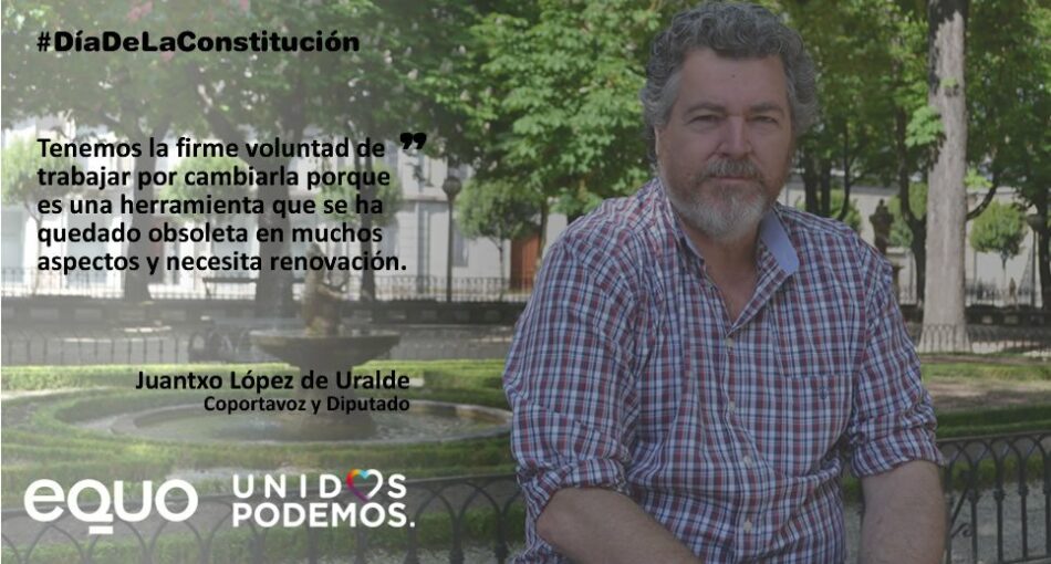 EQUO reclama abrir el debate sobre la reforma constitucional