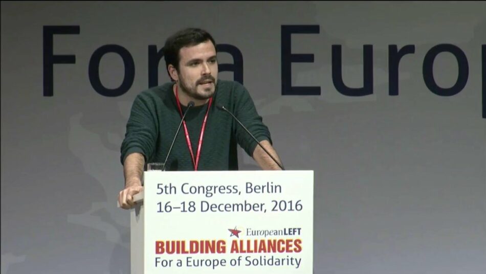 Garzón asegura en Berlín que la izquierda “debe de ser parte de las clases populares, no sólo estar con ellas” como única forma de frenar el avance de la extrema derecha