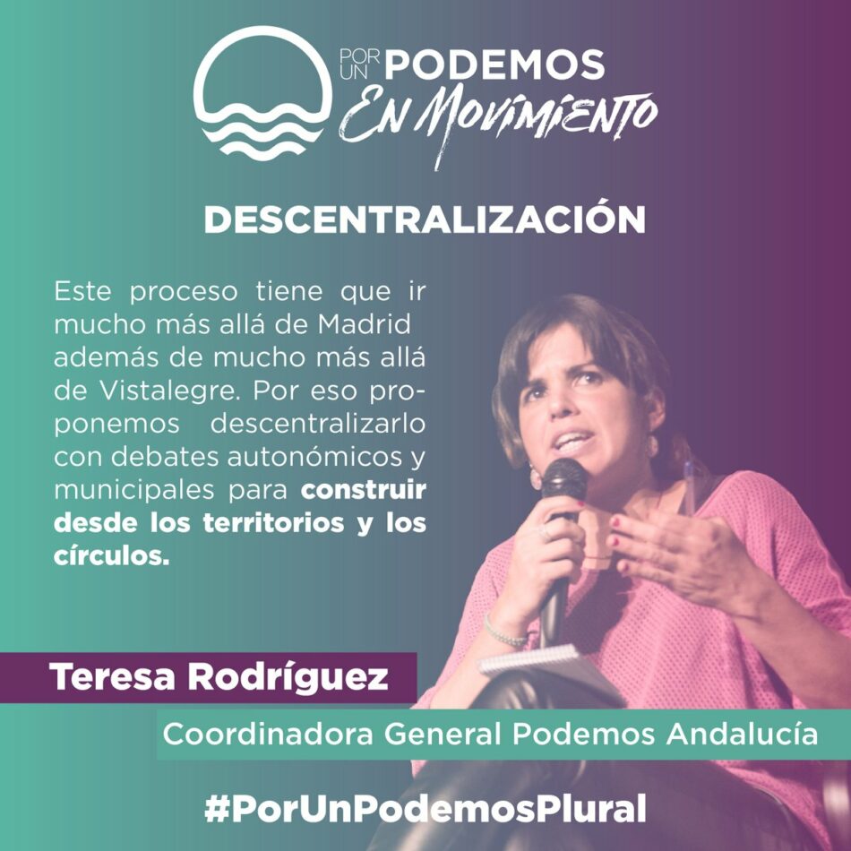 La corriente anticapitalista ‘Podemos En Movimiento’ recibe apoyos desde todo el Estado