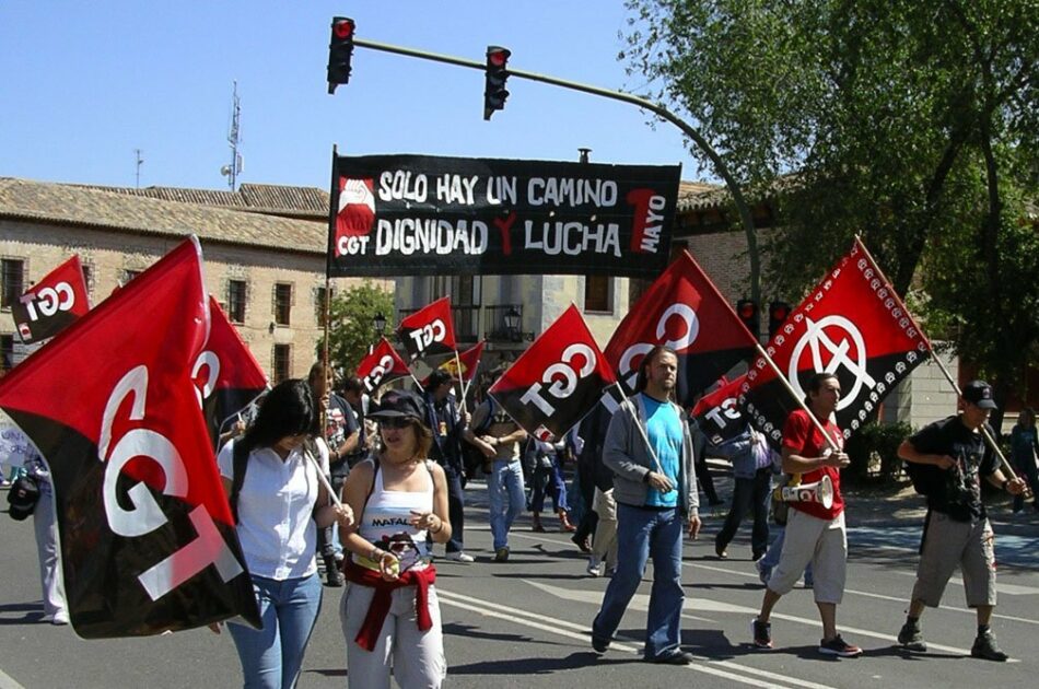 CGT vuelve a reiterar su desacuerdo con «las falsas movilizaciones de los sindicatos mayoritarios»