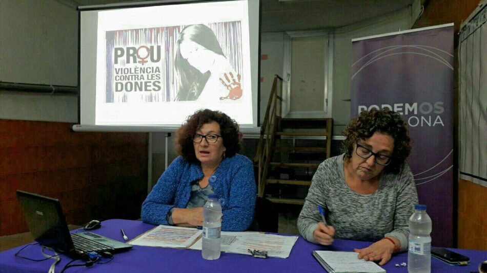 L’activista de Badalona, Estela Fernández, dins del Grup Promotor del projecte “Un país en Comú”